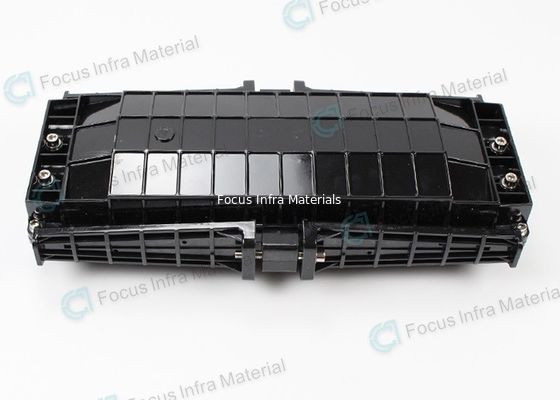 OEM Outdoor Horizontal Fiber Optic Splice Closure 3 Inlets 3 Outlets