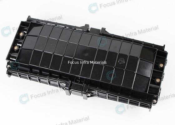 OEM Outdoor Horizontal Fiber Optic Splice Closure 3 Inlets 3 Outlets